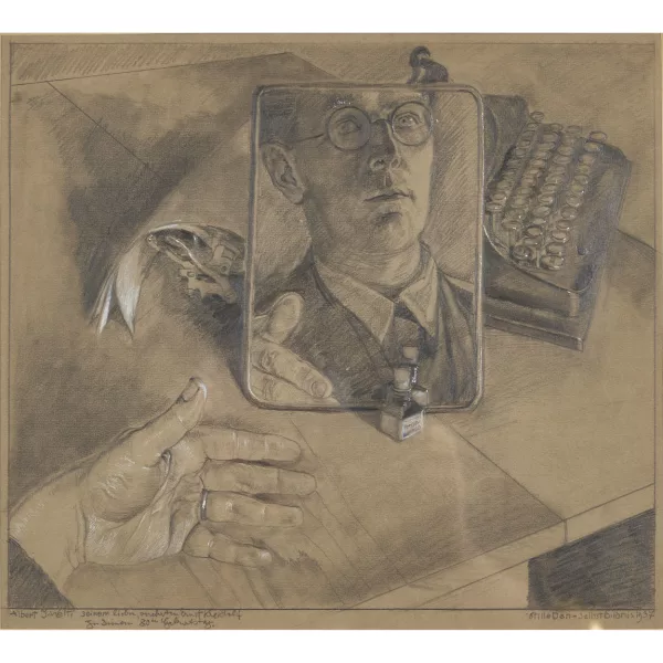 Albert Jakob Welti — "Stilleben - Selbstbildnis".