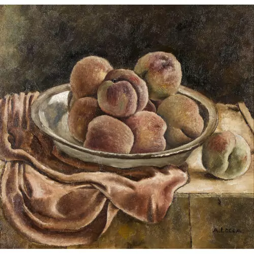 Nature morte aux pêches