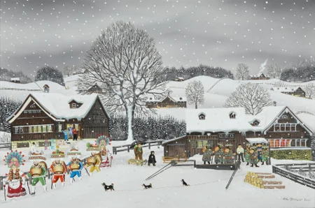 Silvesterkläuse im Schnee, 2000