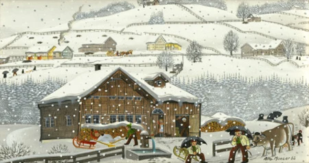 Winter im Appenzellerland, 1983