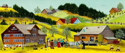 ALBERT MANSER — Hochzeit im Frühling. 1979. — Koller Auktionen