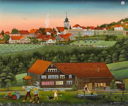 ALBERT MANSER — Wald morgens früh. 1998. — Koller Auktionen