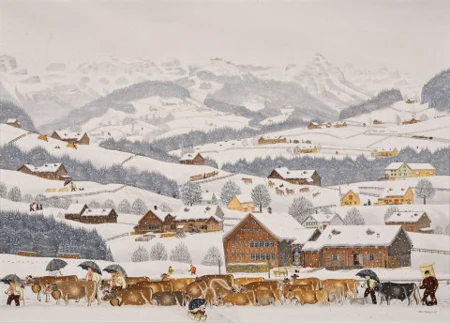 Öberefahre im Winter, 1987
