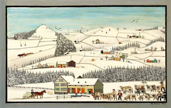 «Öberefahre (Winter)» – 1967 – Albert Manser