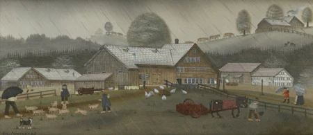 Regenwetter im Appenzellerland, 1987