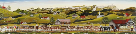 Grosse Alpfahrt mit Alpstein-Panorama, 1971