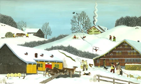 Appenzeller Winterlandschaft, 1971