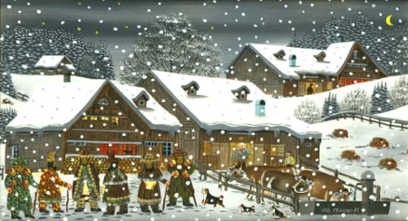 Silvesterkläuse mit Schneefall, 1981
