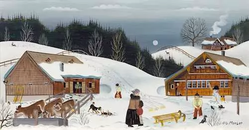 ALBERT MANSER — Winter. — Koller Auktionen