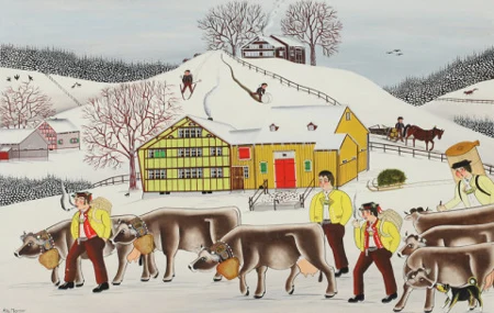 Winter im Appenzellerland, 1968
