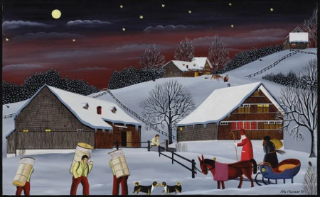 Mondnacht mit Samichlaus und Schmutzli, 1972