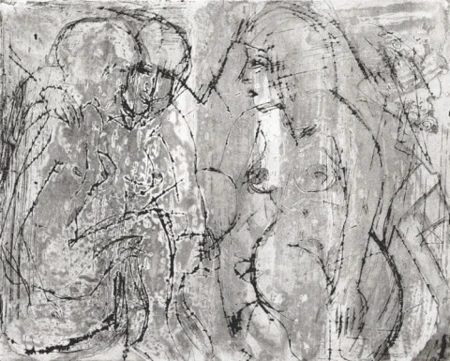 Badende im Gespräch, 1925