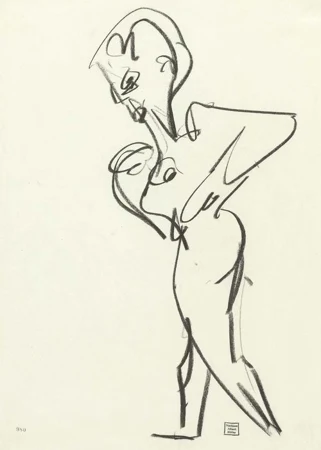 ALBERT MÜLLER — Studie zu einer Frauenfigur. — Koller Auktionen
