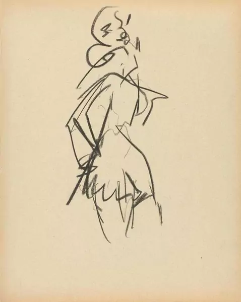 ALBERT MÜLLER — Zwei Figurenstudien. — Koller Auktionen