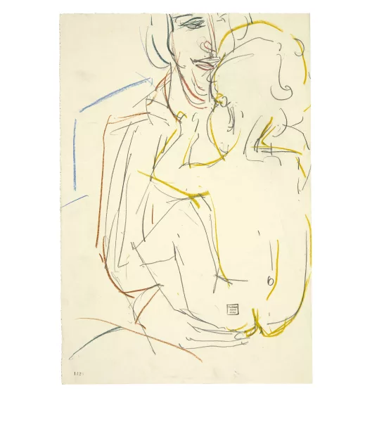 Albert Müller — Mutter mit Kind (Anna Müller mit Kaspar)