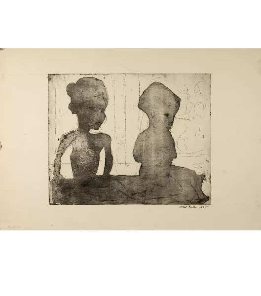 Albert Müller — Nackte Kinder (Kaspar und Judith)