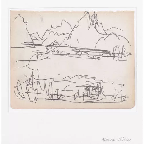 Albert Müller — Berglandschaft.