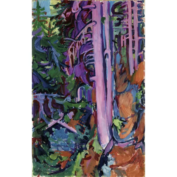 Albert Müller — Baum am Bergbach