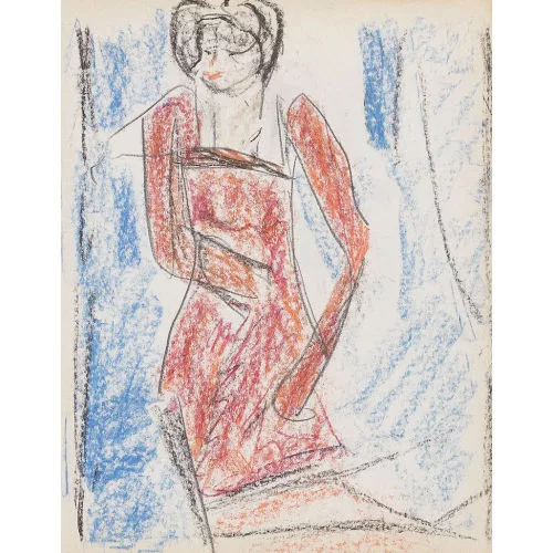 Albert Müller — Stehende Frau.
