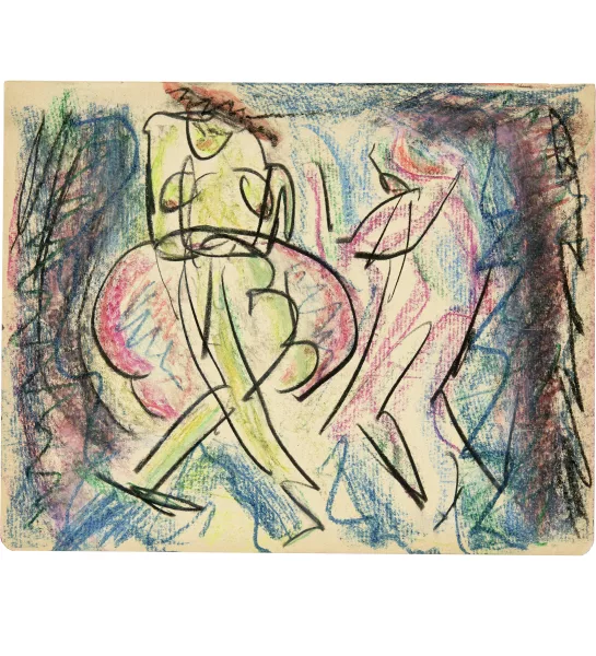 Albert Müller — Zwei tanzende Figuren