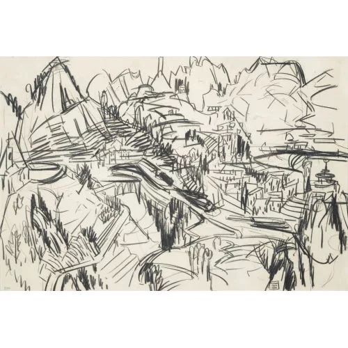 Albert Müller — Tessiner Landschaft.