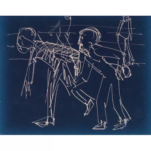 Albert Müller — Zwei Schnellläufer.