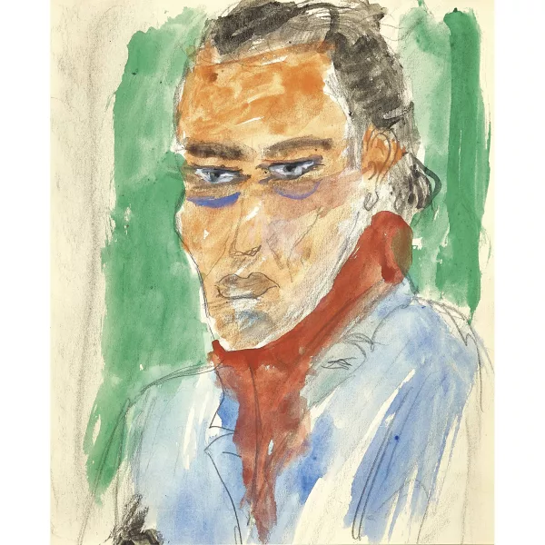Albert Müller — Bildnis Ernst Ludwig Kirchner.