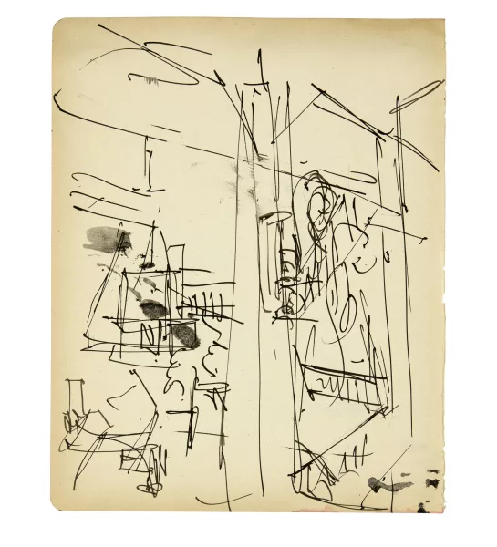 Albert Müller — Fensterausblick im Tessin