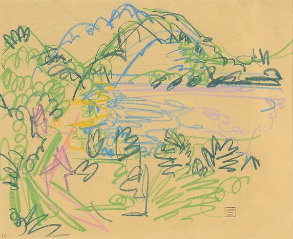 Albert Müller — Tessiner Landschaft (Am Lago Maggiore), ca. 1925