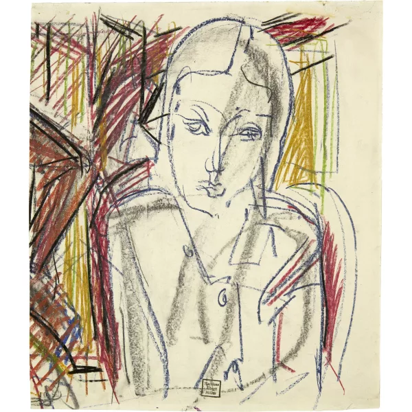 Albert Müller — Frauenportrait
