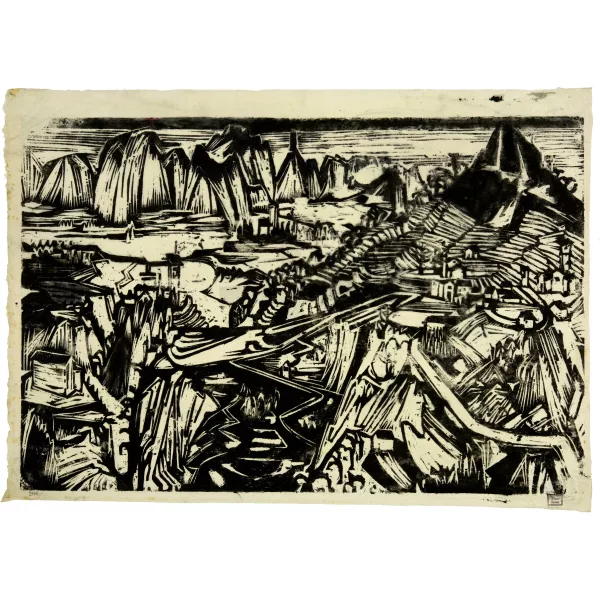 Albert Müller — Grosse Tessinerlandschaft