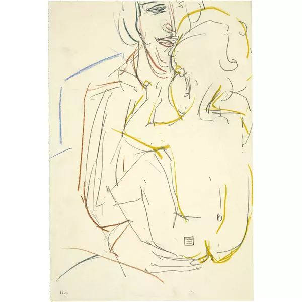 Albert Müller — Mutter mit Kind — Galerie Kornfeld