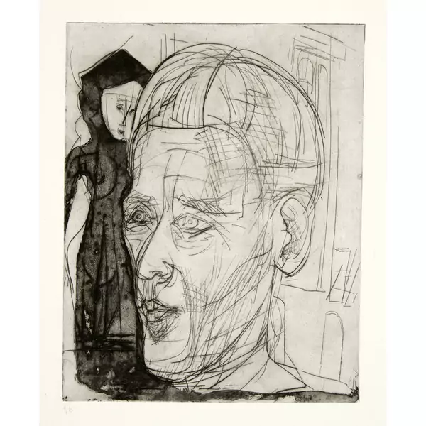 Albert Müller — Portrait Georg Schmidt — Galerie Kornfeld