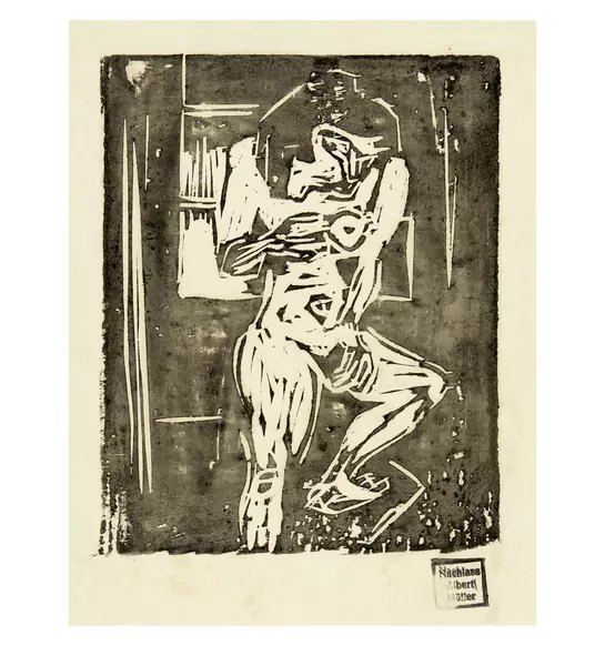 Albert Müller — Kleiner Akt — Galerie Kornfeld