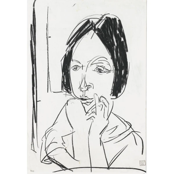 Albert Müller — FRAUENBILDNIS PORTRAIT OF A WOMAN