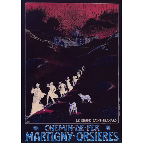 Albert Muret — "Chemin de Fer Martigny - Orières".