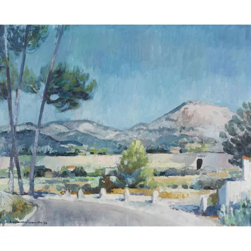 Albert Neuenschwander — Südfranzösische Landschaft.