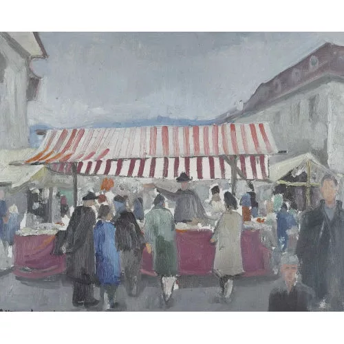 Albert Neuenschwander — Auf dem Markt.