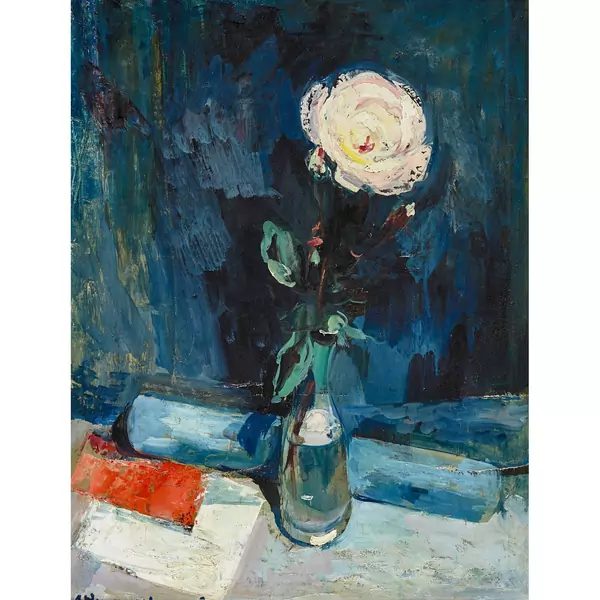 Rose in Glasvase