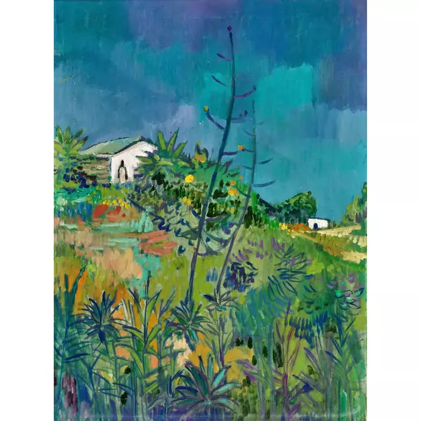 Landschaft bei La Poule auf Haiti
