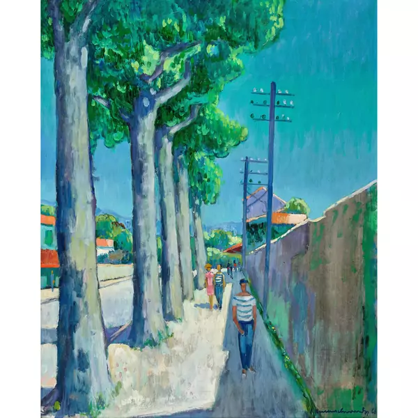 "Strasse in St. Tropez"