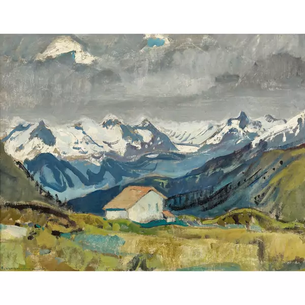 Weite Berglandschaft