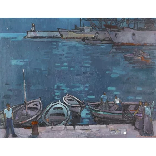 Albert Neuenschwander — "Hafen La Ciotat".