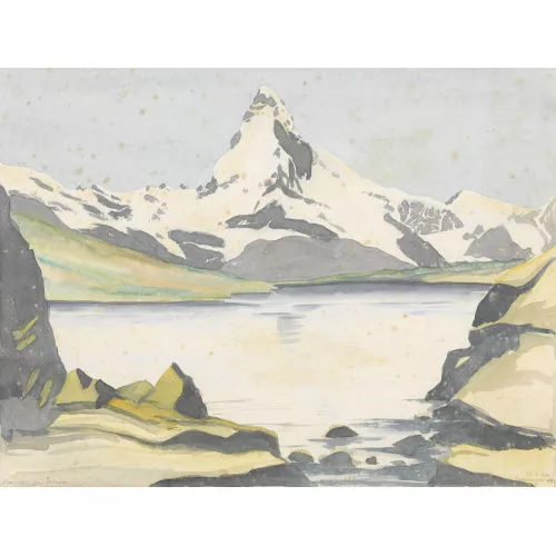 Albert Neuenschwander — "Matterhorn mit Stellisee".