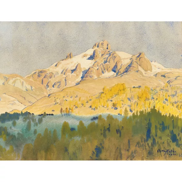 Albert Nyfeler — Berglandschaft.