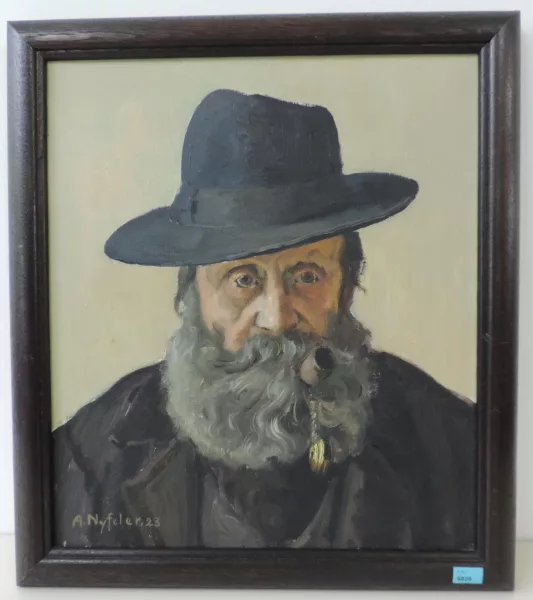 Albert Nyfeler — Alter Mann", 1923