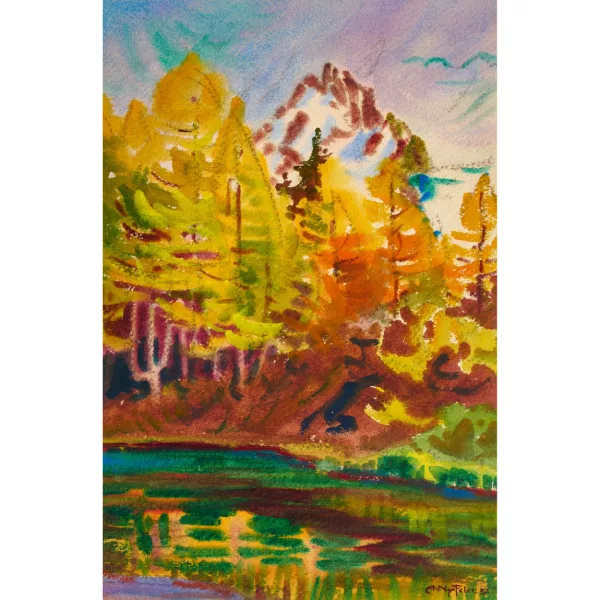 Albert Nyfeler — Herbstliche Landschaft.