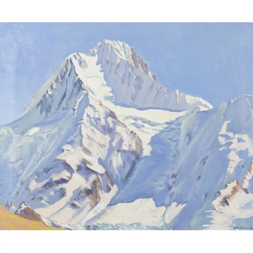 Albert Nyfeler — "Bietschhorn vom Lötschental aus".