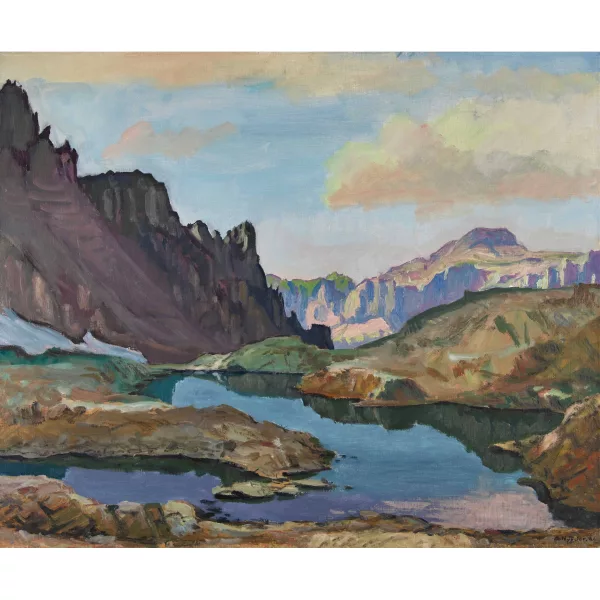Albert Nyfeler — "Bergsee".