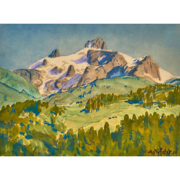 Albert Nyfeler — Berglandschaft.